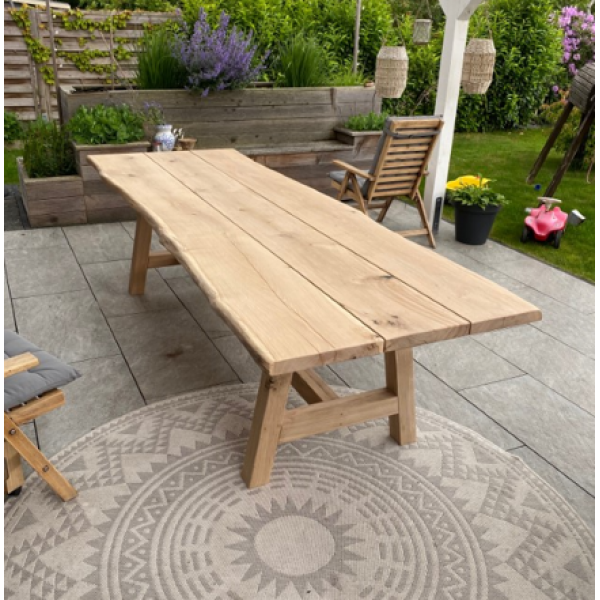 Gartentisch, Balkontisch, Outdoor-Tisch, Terassentisch, Eiche, Rubio Invisible Protector, 280x90x4,5 cm, 76.5 cm hoch