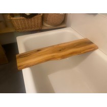 Badewannenbrett, Badewannenablage, Naturholz Bad, Eiche - nach Wunschmaß