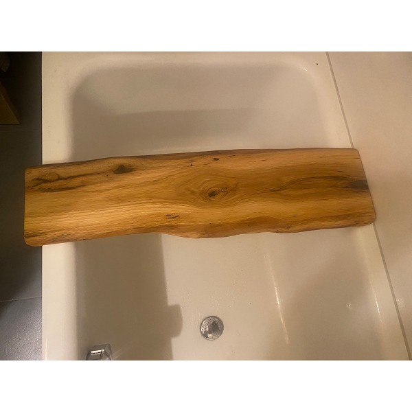Badewannenbrett, Badewannenablage, Naturholz Bad, Eiche - nach Wunschmaß