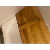 Badewannenbrett, Badewannenablage, Naturholz Bad, Eiche - nach Wunschmaß