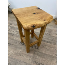 Sitzhocker, Hocker, Nachttisch, Schemel aus Eiche