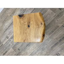 Sitzhocker, Hocker, Nachttisch, Schemel aus Eiche