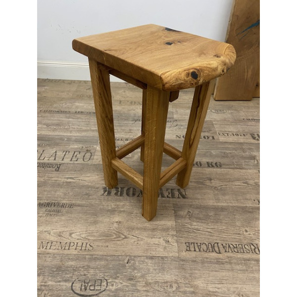 Sitzhocker, Hocker, Nachttisch, Schemel aus Eiche