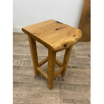 Sitzhocker, Hocker, Nachttisch, Schemel aus Eiche