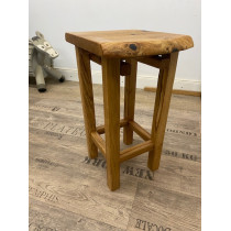 Sitzhocker, Hocker, Nachttisch, Schemel aus Eiche