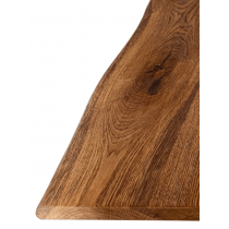 Altholz-Stil Tischplatte, Eiche, rustikal, verleimt, Antik geölt, strukturiert, Maße wählbar