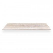 Deckplatte "Fineline" für IKEA Lowboard, glattkant, weiß geölt, Holzplatte, Maße wählbar