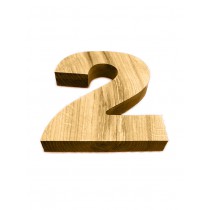 Eiche XXL 30cm Holzbuchstaben und Zahlen, 3D, Massivholz, CNC gefräst, Logo, Wanddeko, Alphabet