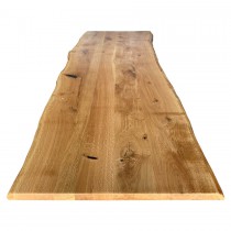 Muster, Eiche, Tischplatte XXL mit Baumkante, Tischplatte Eiche
