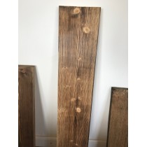 Altholz-Stil, Gerüstbohle, Fichte, strukturiert und geflammt, 100x20x4cm