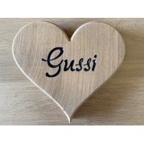 Holzherz mit individueller Gravur, personalisiert, Name, Datum, Schriftzug gefräst, 20x20x3cm Holzherz mit individueller Gravur, personalisiert, Name, Datum, Schriftzug gefräst, 20x20x3cm