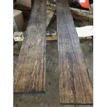 Altholz-Stil, rustikal, antik, Balken, Bohle, Eiche, strukturiert, geölt, Massivholz, 100x20x3,5cm