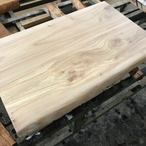 Ulme, Leimholzplatte, naturbelassen, ungeölt, 80x40x4,5cm 3