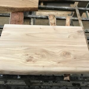 Ulme, Leimholzplatte, naturbelassen, ungeölt, 80x40x4,5cm 5 (2)