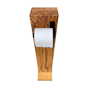 Rustikaler-Toilettenpapierhalter-Klopapierhalter-Eiche-massiv-Holz-WC-Bad-4