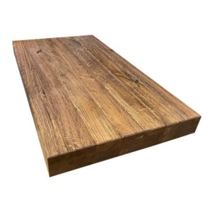 Eiche-8cm-Altholz-Waschtisch-Tischplatte-Antik-Struktur-Industrial